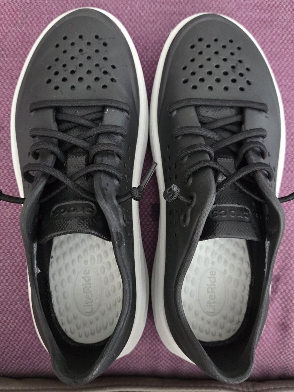 Crocs LiteRide 360 Pacer Sneakers – Black – Women's Size 6